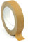 1 rollo de 25 mm x 50 metros de cinta adhesiva de papel kraft para enmarcar cuadros de color marrón ecológico