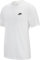 Nike Herren Sportswear Club T-Shirt, White/Black, XL