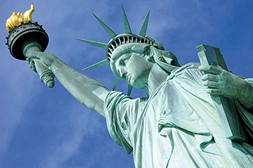 1art1 New York XXL Poster Freiheitsstatue, Independence Plakat | Bild 120x80 cm
