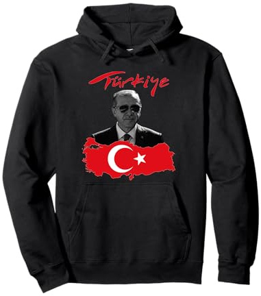 Recep Tayyip Erdogan Türkiye Flagge Pullover Hoodie
