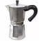 Suinga CAFFETTIERA CLASSICA ITALIANA IN ALLUMINIO RESISTENTE E RESISTENTE. Capacità: 6 tazze. Colore grigio