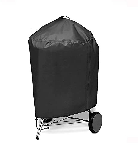 JQDZX Grill Abdeckhaube, 420D Oxford Gewebe BBQ Schutzhülle Abdeckung Cover Abdeckplane, Wetterfest, Wasserdicht UV & Reißfest Cover zum Fixieren (Column 71 * 68cm)
