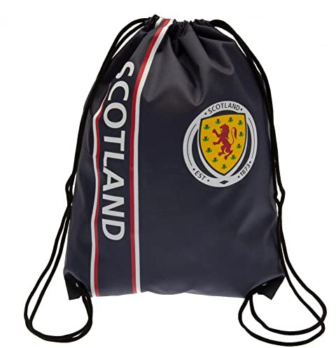 Scotland Unisex - Team Merchandise Scotland FA Gym Sack, White, One Size UK