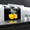Glass Awesome Tempered Glass Splashback For Kitchen Toughened Glass For Cookers Heat Resistant 6 mm 90 x 65 cm Lemons