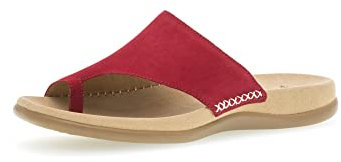 Gabor Damen Pantoletten, Frauen Slip On,Best Fitting,Slipper,Slip-ons,Backless Slipper,Mules,Gartenschuhe,Sommerschuhe,Rubin,37 EU / 4 UK