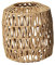 LOVIVER Boho Style Woven Rattan Pendant Light Shade, Vintage Style Ceiling Light Shade, E27 Bulb Crafts Lampshade Pendant Lamp decoration, Khaki Lantern