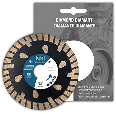 Ultimate Diamond Mortar Disc 115mm/4.5, Mortar Masonry Joint Raking Blade for Grinders, Repointing Raker Tool for Fast Removal of Old Mortar, Brickwork pointing