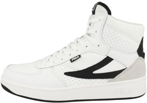 FILA Damen SEVARO mid wmn Sneaker, White-Black, 39 EU