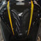 labelbike - Tankpad Aufkleber aus 3D-Gelharz mit offizieller Honda-Lizenz zur Dekoration und zum Schutz des Motorradtanks - Carbon Effekt und weißes Honda-Logo