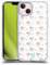 Head Case Designs Blanca Patrones de Aves Caso Funda de Gel Suave Compatible con Apple iPhone 13