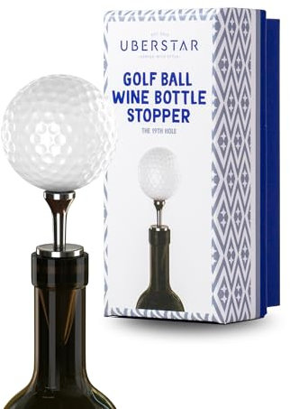 Golf Ball Wine Bottle Stopper