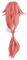 Yae Miko Perücke für Genshin Impact Fans | Guuji Yae Cosplay Wig | Rosa | 86cm