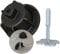 Brunoplast NIVIFIX Starter-Set PRO schwarz, 300-teiliges Fliesen Nivelliersystem 1.7 mm für Wand- und Bodenfliesen von 3-12 mm Stärke, Fliesenverlegehilfe, Gewindelaschen, Zuglaschen, Fliesen Werkzeug