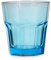 Pasabahce Casablanca Set 6 Bicchieri in Vetro, Azzurro, 25cl