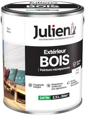 JULIEN Extérieur Bois Base White 2,5 L marque