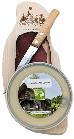 Schwarzwald Art Adler Lebensmittel Präsent Schwarzwälder Vesperbrett