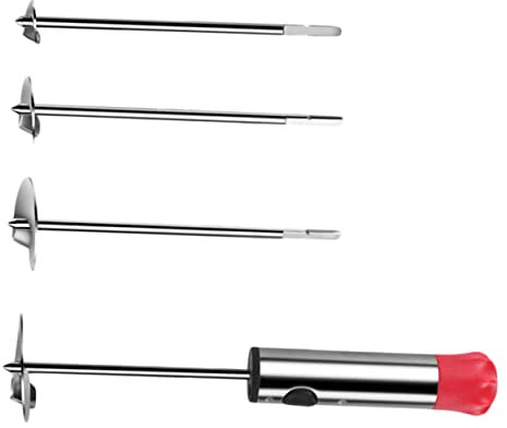 LIFKOME 1 Satz Entkerner für Obst und Gemüse vegetarische Bohrmaschine Kirschentkerner spiralschneider Kartoffelschneider Werkzeug zum Entkernen von Früchten Gemüsebohrer aus Edelstahl