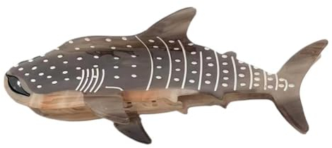 Generisch Niedliche Wal-Pferdeschwanz-Haarnadel, New Ocean-Serie, Essigsäure-Haarklammer für Damen und Mädchen, Haarschmuck, Geschenke, Krallenzubehör, Hai