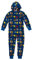 United Labels Paw Patrol Jumpsuit für Jungen, Blau, 110-116, Overall mit Kapuze lang, Schlafanzug Einteiler für Kinder