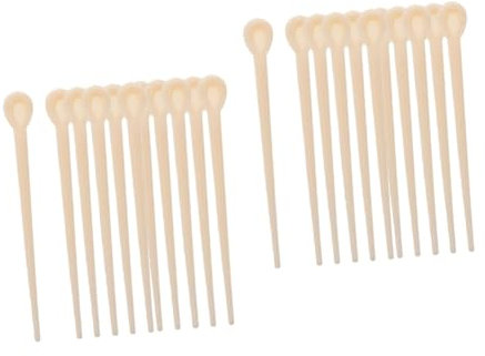 Healeved 4 Paquetes pasador que se encrespa horquillas para peinar el cabello rulos para permanente cabellos ondulados rizador de pelo recogedor de rodillos para el cabello chinos Alfiler