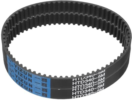 QUARKZMAN 2 Stück HTD-5M Gummizahnriemen 68 Zähne, 340mm Steigungslänge x 15mm Breite x 3,6mm Höhe, geschlossener Schleifenrillenriemen