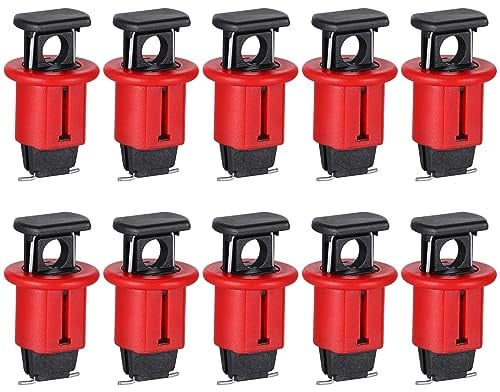 Miniature Circuit Breaker Lockout,10 PCS MCB Lock Off Kit for Electricians Professional Miniature Air Switch Lockout, Circuit Breaker Lockout Device for Power Isolation Miniature Circuit Breaker