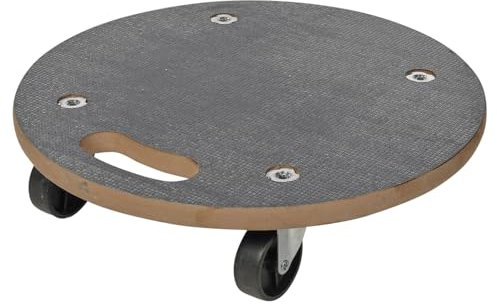 URBNLIVING 38 cm MDF-Trolley mit 4 Rädern, Transportplattform, robustes Rollbrett für einfaches Bewegen und Anheben schwerer Gegenstände zu Hause oder im Büro
