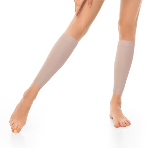 Dimeho Compression Sleeve for Women, Calf Support Footless Compression Socks for Men, Leg Wraps and Braces for Running, Calf Tear, Shin Splints, Varicose Veins