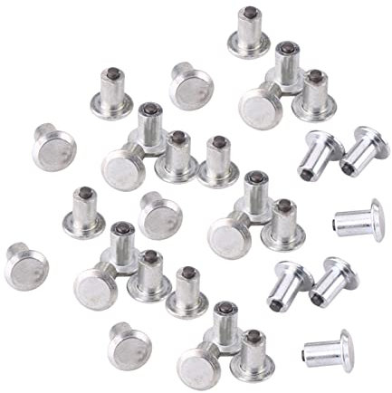 100 Stück 9 Mm/0,35 Rad-Reifenbolzenschrauben, Stahl + Wolframstahl-Winterreifen-Spikes mit Einfacher Installation, Rutschfest, Niedriger Bodendruck, für Auto, SUV, ATV