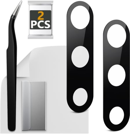 ExtKry 2 Pack Kamera Glas für Samsung Galaxy Note 10/Note 10+ Plus N970 N976 | Kamera Glas Original Qualität Camera Glass Kameraschutz Kamera Linse Ersatz Rückseite HD mit Reparatur Set.