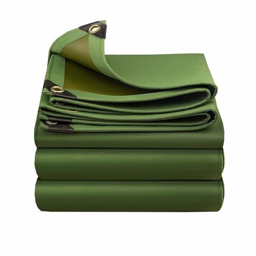 SRHIMEOS 4x6m Lona De Protección Impermeables Resistente, 750 G/m² Protección contra UV Lona, Toldo Reforzado para Tienda De Campaña, Jardín, Madera, Camping