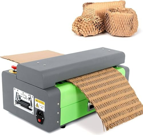 Schreddermaschine Für Altkarton, Zerknittertes Papier, Wabenkarton, Schneiden, 325 Mm Kraftwellpappe, Polster, Erweiterbar, Schneiden,110V