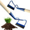 Crisalide® Zappino da Giardino con Lama Dritta Intercambiabile – Manico in Legno 150 cm – Ideale per Estirpare Erbacce, Tagliare Radici e Raschiare Superfici Dure