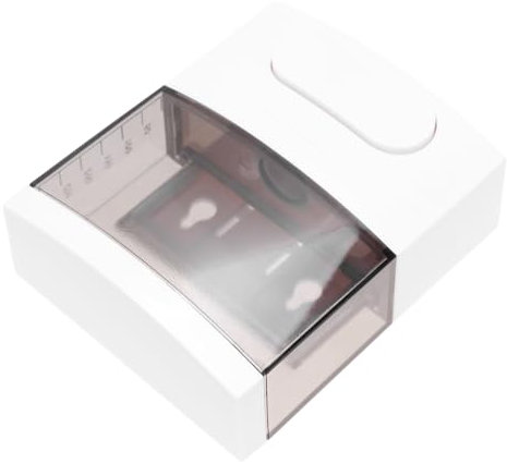 TOPPERFUN 1Pieza Jabón de Pared Estuche de Almacenamiento sin Taladrar Caja de Lejía de Jabón Transparente Cocina