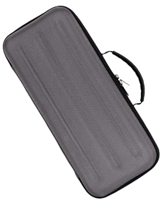 ZYKEJJDDAK Tragbare Schutzmaßnahmen Für 75% Gaming Tastaturen 84 Taste Hard Shell Travel Case Umfassen Rastfach Und Glatte 2 Reißverschlüsse