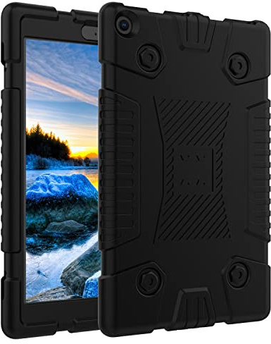 Tablet-Reise Compatible with Kinder Compatible with Feuer HD 8. Fall 2018/2016, Compatible with Kindle Fire HD 8. Tablet-Hülle Stoßfest Robuste Tropfenschutzabdeckung Schutzabdeckung Anti-Herbst-Fall