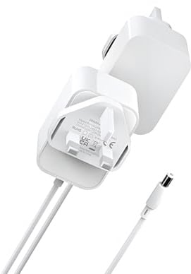 Flomiara 12V 2A Power Supply Adapter, AC/DC Adapter 100-240V 50/60Hz with 1.5 M Cable, 5.5mm x 2.1mm Openreach Power Cable for LED Strips/Security Camera Monitor/Wireless Routers/WIFI IP/Audio, White