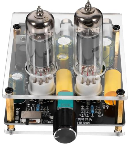 Ounfhtrttk Preamp per Amplificatore A Valvole per Fono Hi-Fi Stereo Pre-Amp per Giradischi Amplificatore per Home Theater Scheda ABS