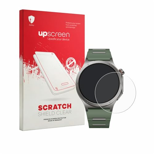 upscreen Schutzfolie für OnePlus Watch 4 – Made in Germany, Kristall-klar, Kratzschutz, Anti-Fingerprint