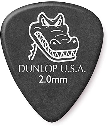 JIM DUNLOP Plektrum Gator Grip 2,00mm 12 Stück
