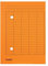 Original Falken 100er Pack Umlaufmappe. Made in Germany. Aus Recycling-Karton für DIN A4 mit 2-seitiger Organisationsdruck orange Blauer Engel Hefter für Büro,Schule und mobile Organisation