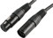Pulse PLS00410 DMX Lead, 5 Pin XLR Male to Female, 2 Pair+Screen, 1m, Black