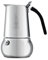 Bialetti Caffettiera Kitty, 4 Tazze (145 ml), Ottima per tutti i piani cottura, Design ottimo, Acciaio Inossidabile