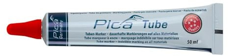 Pica 575/40 Signierpaste rot | für alle Materialien | ideal für öliges oder rostiges Metall | abriebfest und wasserfest | auch nach extremen Temperaturen sichtbar