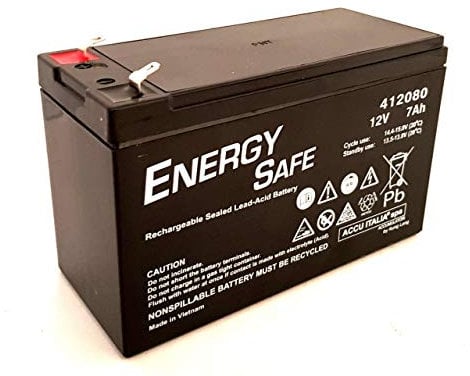 BATTERIA al PIOMBO ERMETICA 12v 7Ah 7A per UPS ANTIFURTO VIDEOSORVEGLIANZA