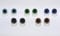 celloexpress 8mm GLASS LIKE Mixed Pack 1 Eyes with Plastic Backs - Safety Eyes for Soft Toy or Teddy Bear Making - Pack of 5 Pairs