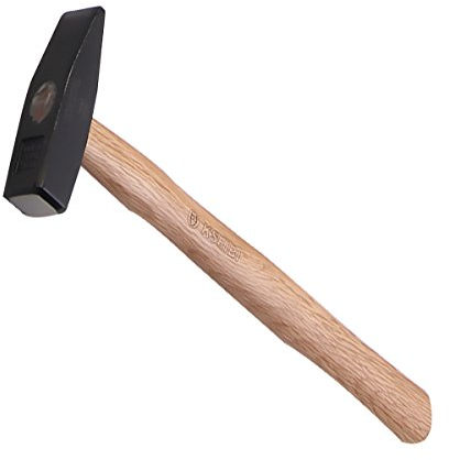 KSEIBI 271045 Engineers Machinist Blacksmith Strike Club Hammer (Wood Handle, 0.66 lb / 300 grams)
