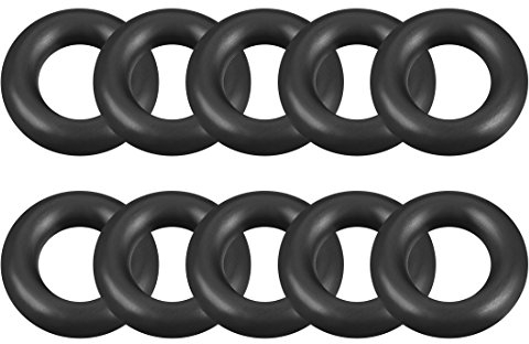 sourcing map 10 Stück Nitrilkautschuk O-Ring Metrische Dichtung Dichtungsring Dichtungen Gummi 20mm Außendurchm. 10mm Innendurchm. 5mm Breite