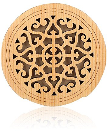schallloch abdeckung,Schallloch Abdeckung,Tbest Gitarre Schalllochabdeckung,Gitarre Soundhole Cover Schalllochabdeckung,Holz + Schwamm Gitarre Schalllochabdeckung Block Protector Für Akustische Klassi