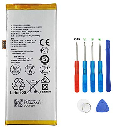 SWARK HB3742A0EZC+ Akku Kompatibel mit Huawei P8 Lite ALE-L21, ALE-L02, ALE-L23, ALE-UL00 with Tools